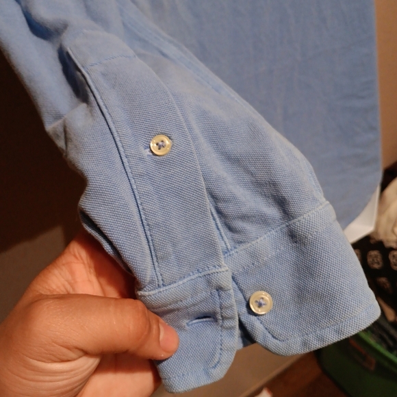 Ralph Lauren Light Blue Casual Button Down Shirt Size M - Picture 4 of 5